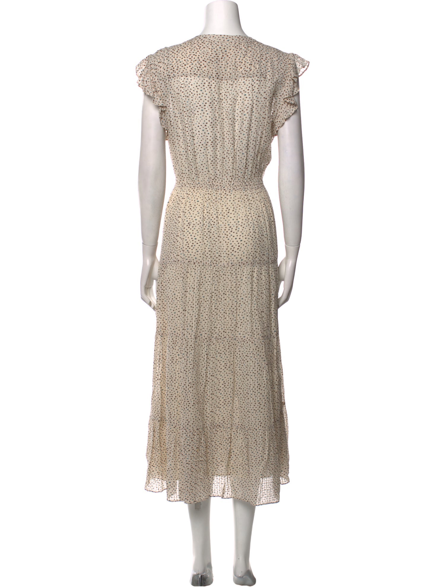 BA&SH Printed Long Dress